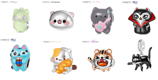 Pandora Doesn't Have Enough Cat Charms. Gnoce Does.