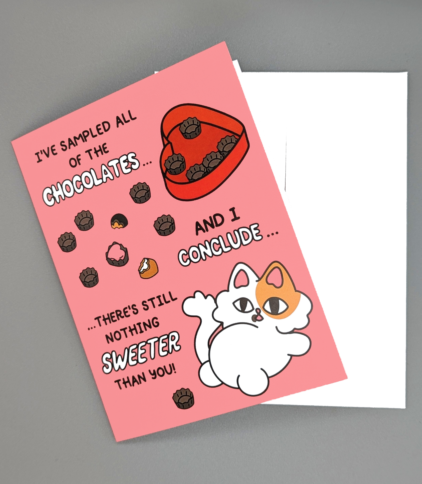 Sweeter Than You Cat Valentine Greeting Card