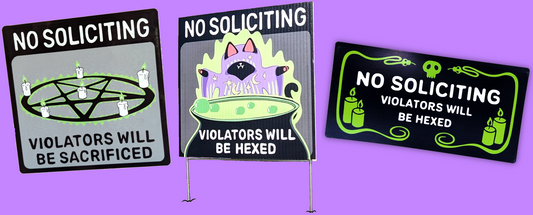 Halloween No Soliciting Signs That WORK