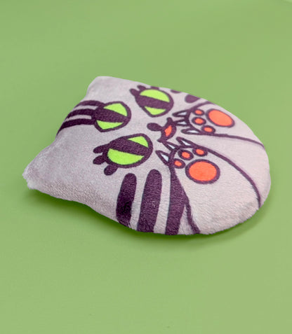 Seymour Plush Cat Ear Button
