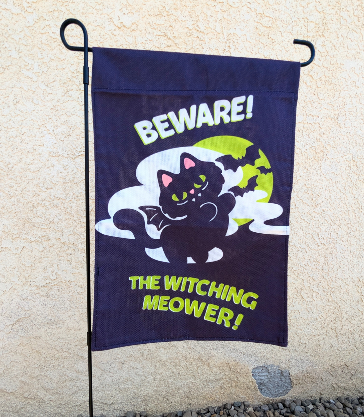 Black Cat Garden Flag