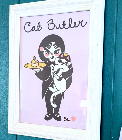 Cat Butler Print