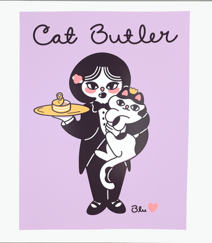 Cat Butler Print