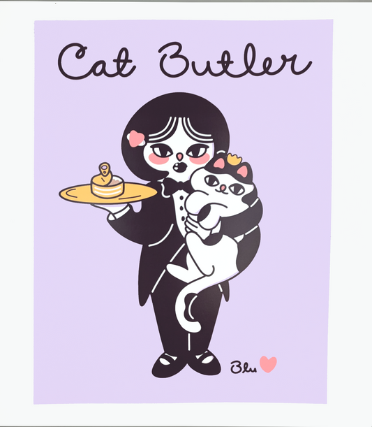Cat Butler Print
