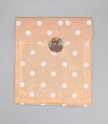 Neighborhood Watch Cat FLUFFY GREY CAT Window Cling eco-friendly paper packaging