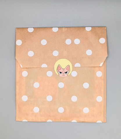 SPHYNX Judgy Window Cling window kitty eco-friendly paper packaging