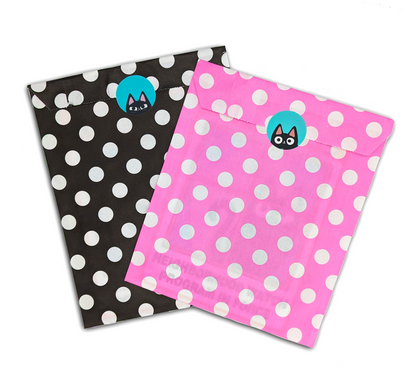 cute polka dot packaging for neighborhood watch cat cling