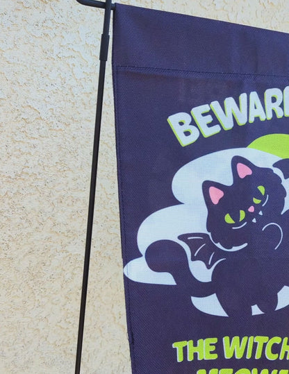 Black Cat Garden Flag